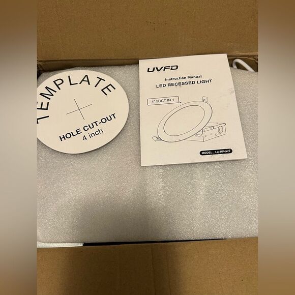 UVFD 12 Pack 6 Inch 5CCT Ultra-Thin LED Recessed Ceiling Light – New in Box** - Picture 9 of 12